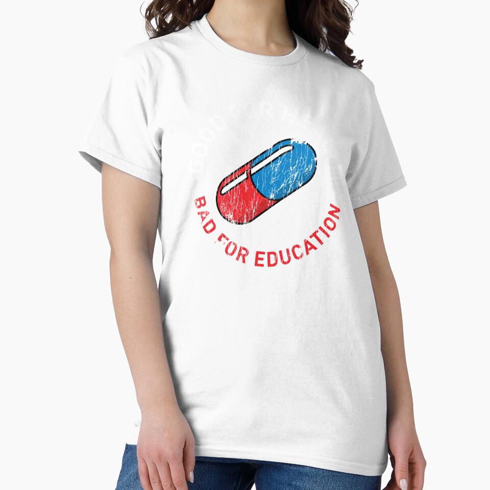 Akira Good For Health Bad For Education - worn version by The Common Tee Unisex