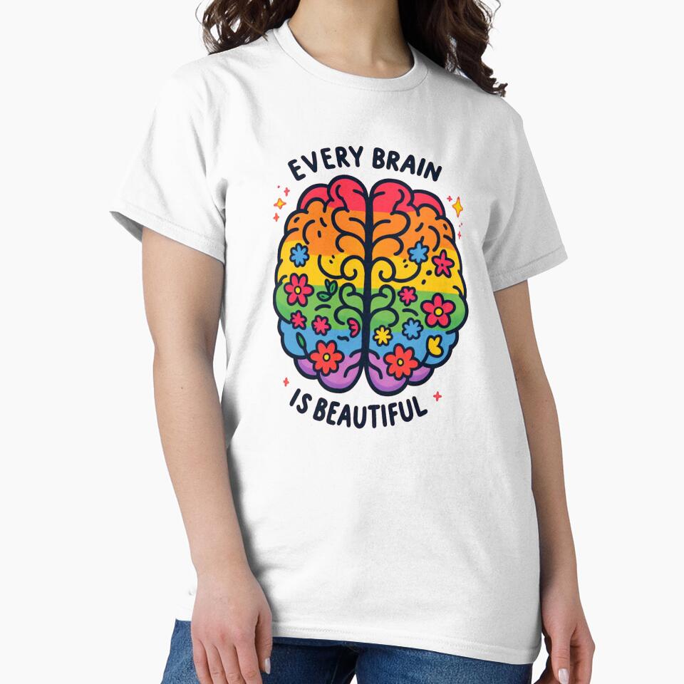 Every brain is beautiful by Vkinsify