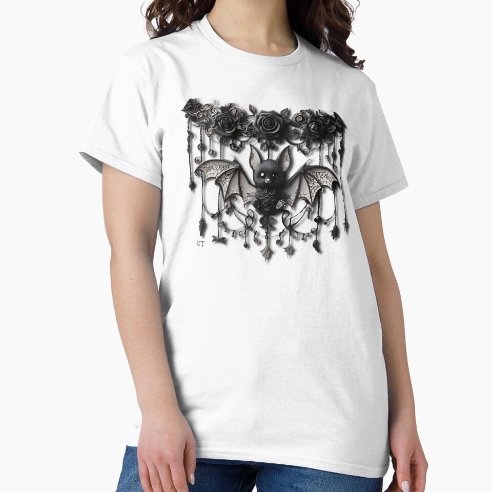 Cute Lace-winged Bat by JacquiTaylorArt Unisex