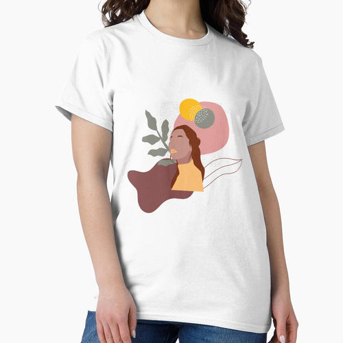 Boho Girl Nature yellow by BeeMeCreative Unisex
