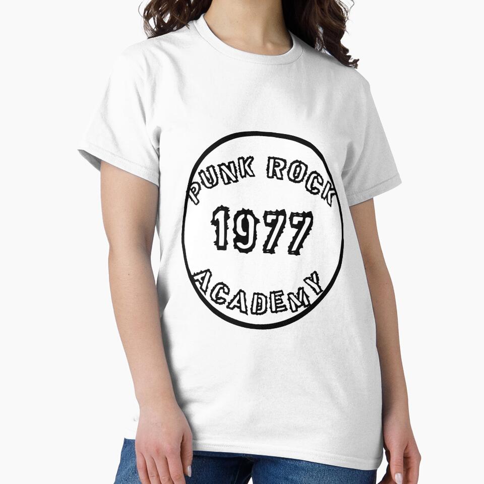 Copy of Copy of Punk Rock Academy - 1977 - White by SerpentSkyArts Unisex