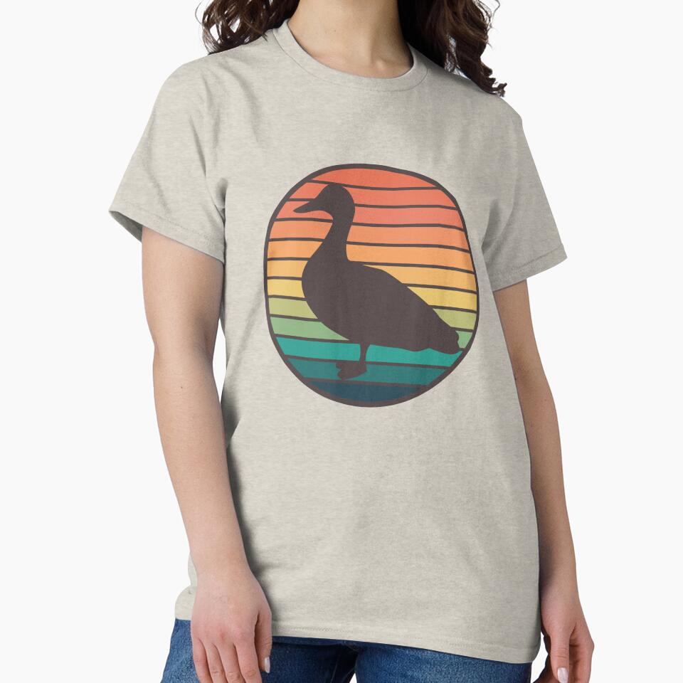 Retro Rainbow Duck by toadsforall
