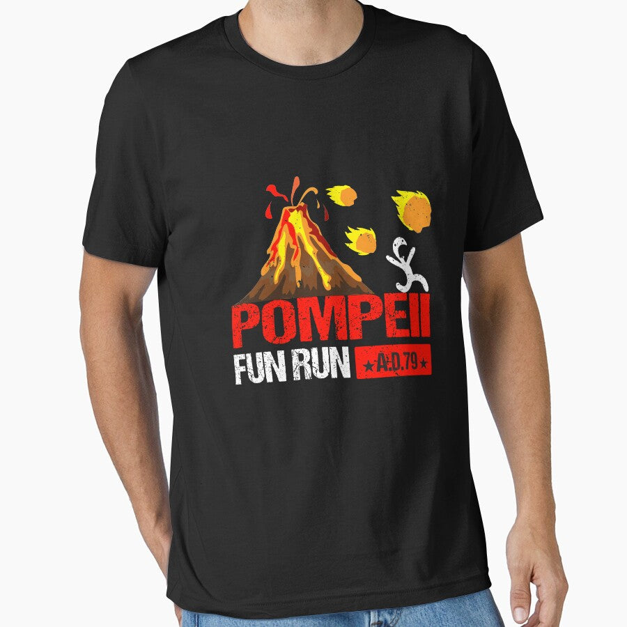 Pompeii Fun Run 79 AD Retro Vintage by thuba257 Unisex