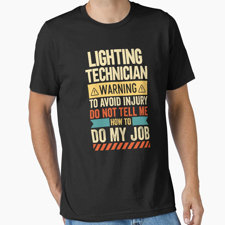 Lighting Technician Warning by wittyshop Unisex