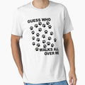 Guess Who Walks All Over Me Paw Prints by Rightbrainwoman