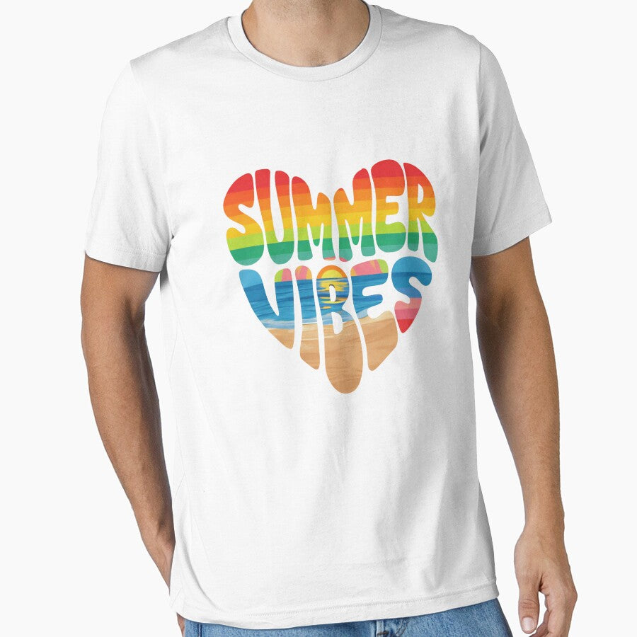 Summer Vibes Retro Beach Sunset Graphic PNG by treesdesign