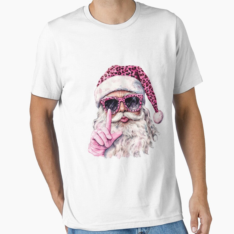 Retro Santa Blowing Bubble Sublimation Design by BabydellArt