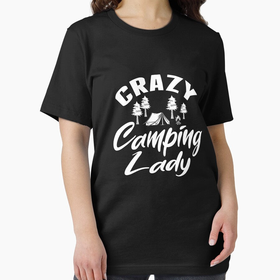 Crazy Camping Lady, Campfire Camping Gift- Funny Camping Shirt ,Camping Tees, Camp T shirt, Camping Shirt For Men and Women by sols