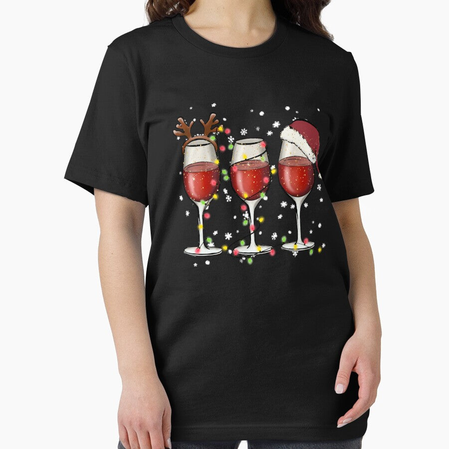 Christmas Wine Sublimation for Wine Lovers by TRIPPYPRINTS