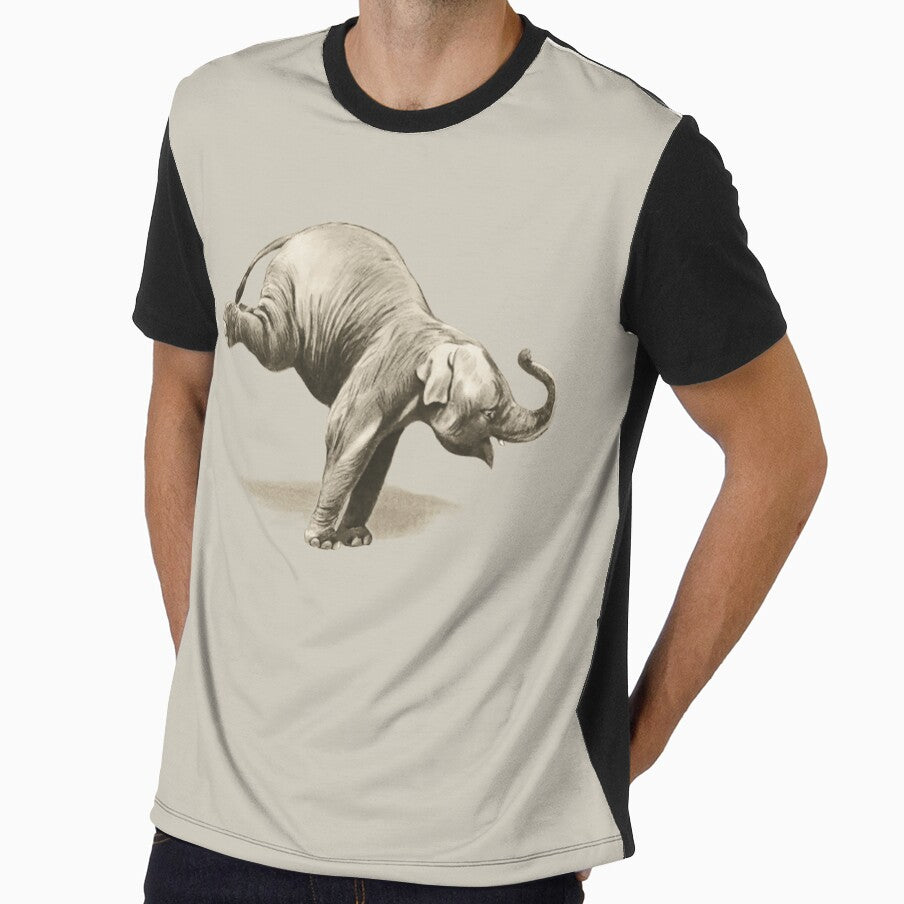 Circus Series Handstand Elephant by allovervintage