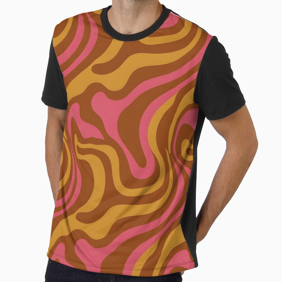Groovy Psychedelic Swirl Pattern – Retro 70s Vibes by CoastalEmp