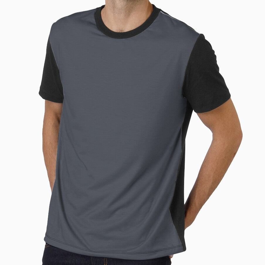 “Dark Dusty Grey” | Plain Colour Range by LiseHoltArt Unisex