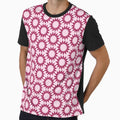 Pink circular design pattern by Samridhi Verma