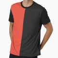 Crimson Red and Black Solid Color by PabloPatterns Unisex