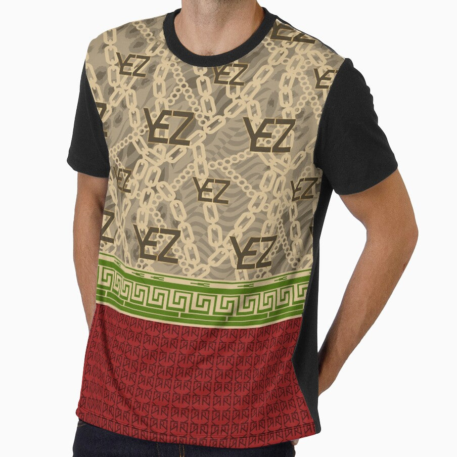 All Over Print Luxury Landscape Native Red Vintage Motif by yez