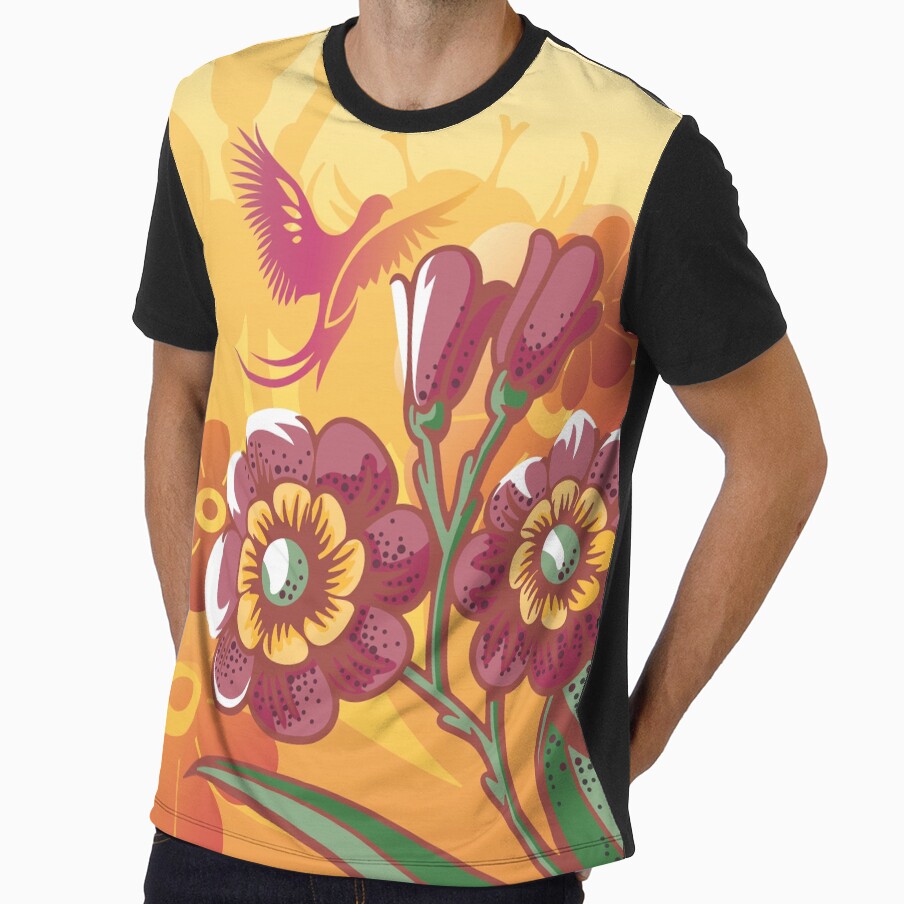 Tropical Floral Pattern by allovervintage