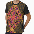 All Over Print Luxury Rose Vintage Fluorescent Ornament by yez
