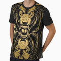 All Over Print Luxury Gold Vintage Canine Crisis Ornament by yez