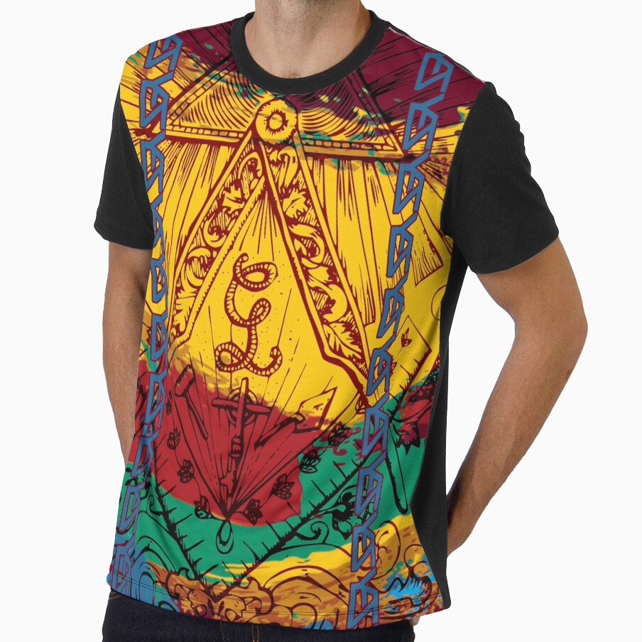 All Over Print Luxury Vintage Illuminati Fantasy Ornament by yez