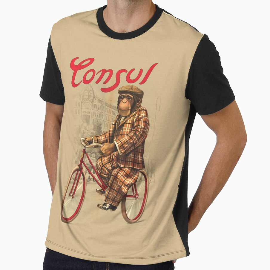 Circus Series Consul The Chimp Riding A Bike by allovervintage