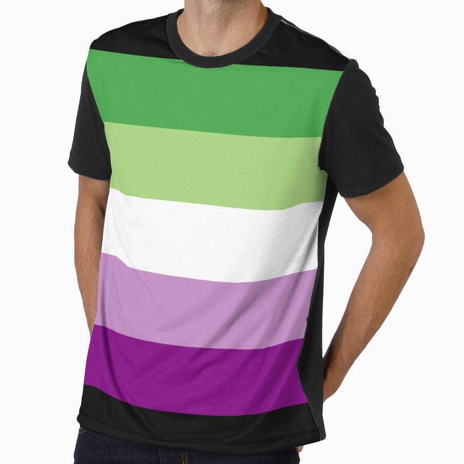 AceAro Purple-Green Asexual Aromantic Pride Flag Queer LGBT+ by VincentsPlace