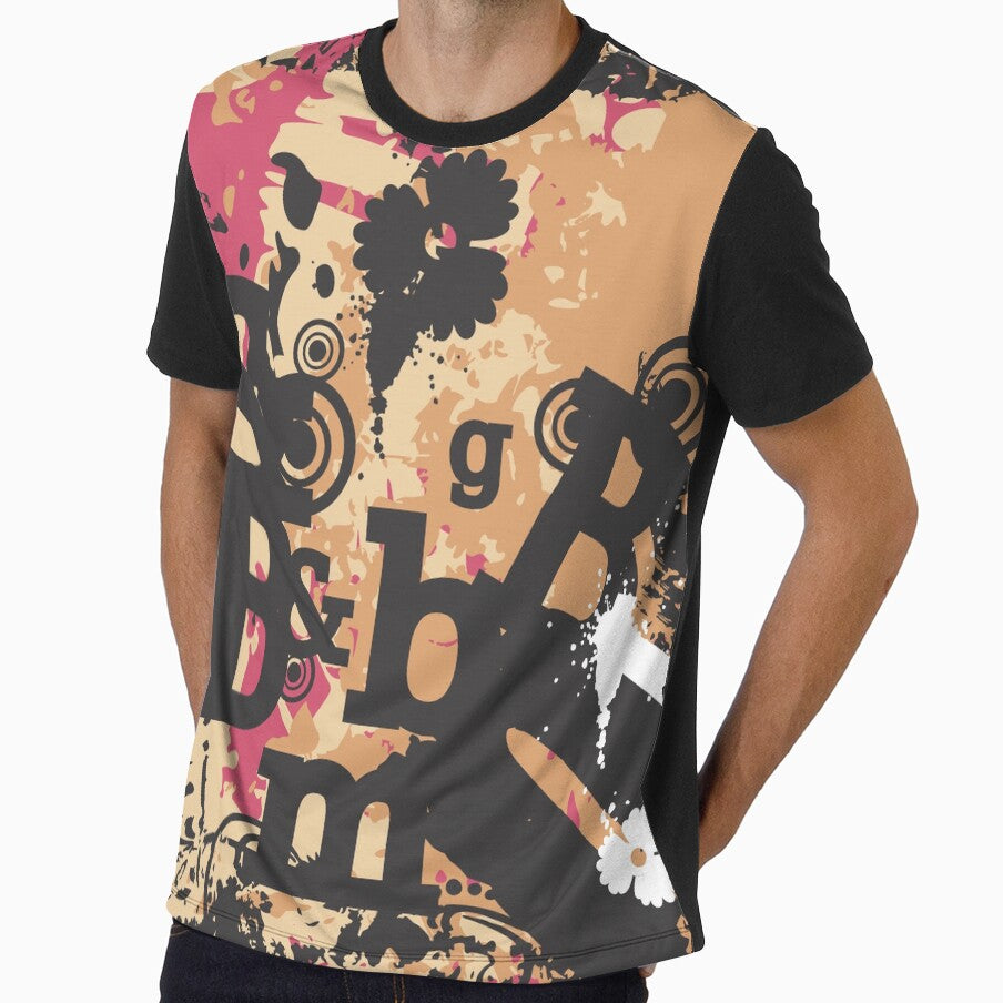 Abstract Alphanumeric Geometric Design by allovervintage