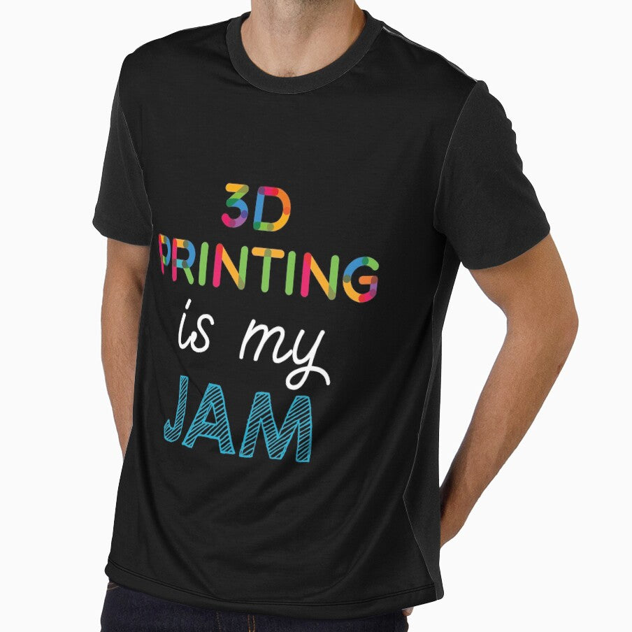 3D Printing is my Jam. Funny 3D Printing Design by Custom365