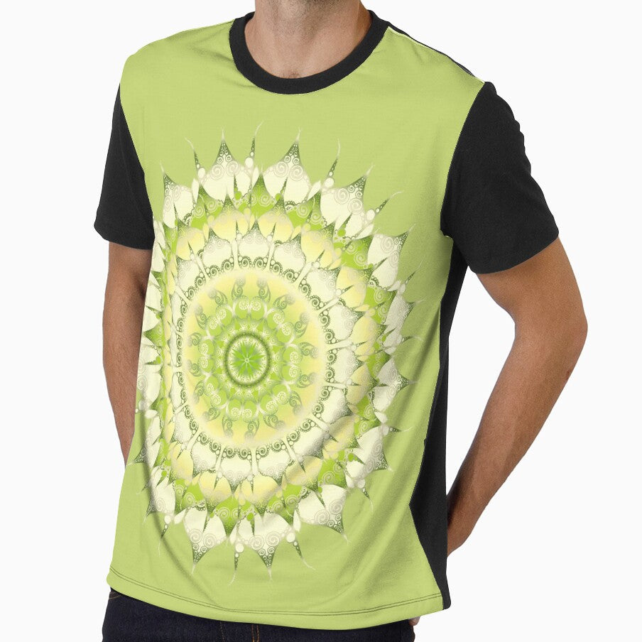 Delicate Mandala green by pearlposition Unisex