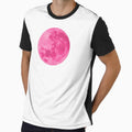 Pink carnation full moon lunar night by HappywithBest