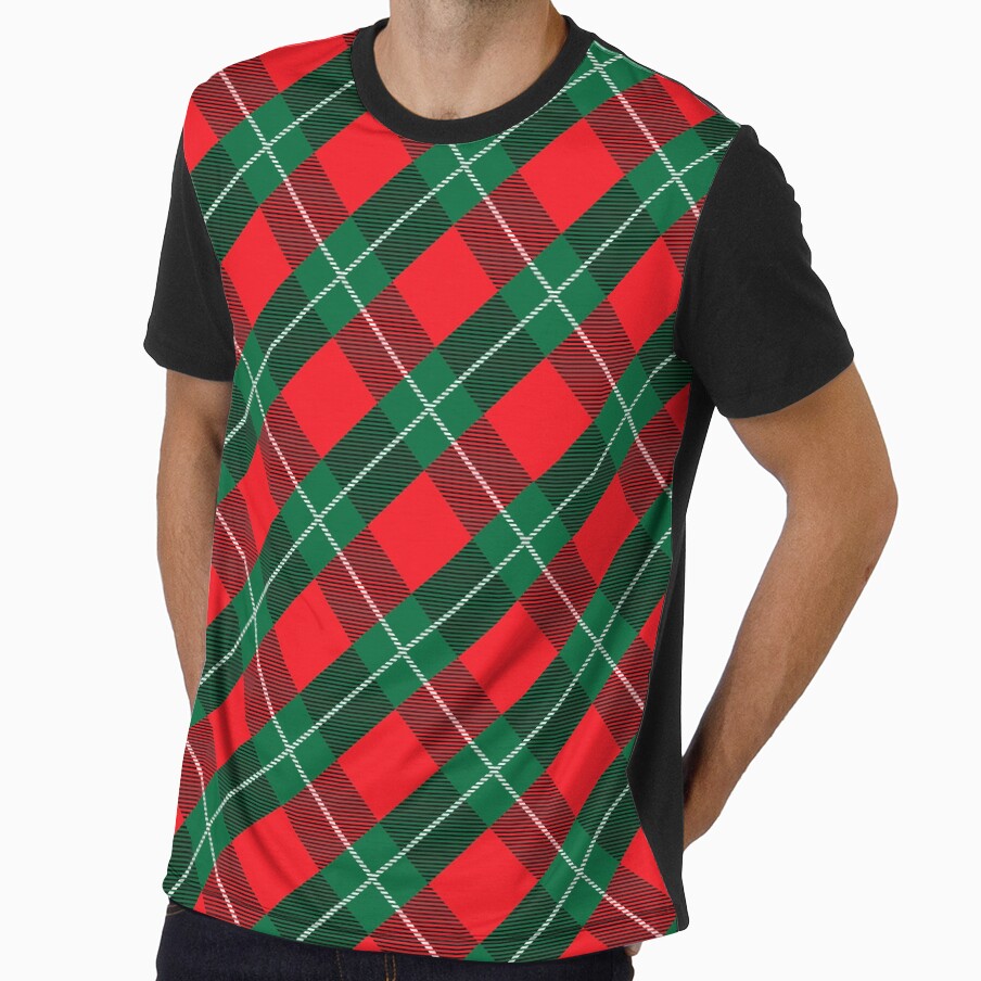 Buffalo Plaid Red Green Christmas Winter Pattern by ZiesMerch