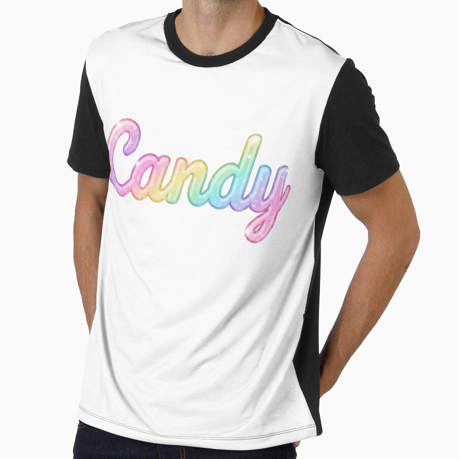 Candy 3D gradient sparkle colorful pastel design by Monocromo Shop