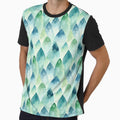 Tylotha - Ink patterns in blue and green (4/4) by sabantha