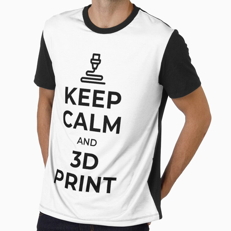 Keep Calm & 3D Print Black by Valeria Momo & Mattia 3D