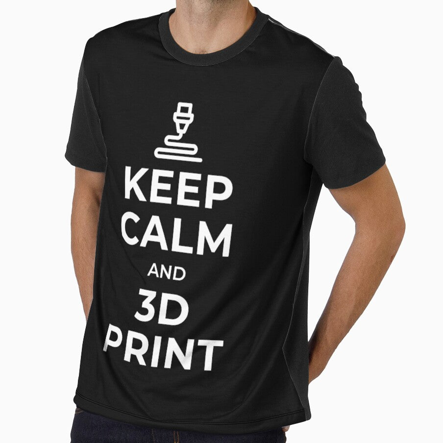 Keep Calm & 3D Print White by Valeria Momo & Mattia 3D