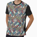 Earth Colored Mandala Bricks Pattern by RKA-Products