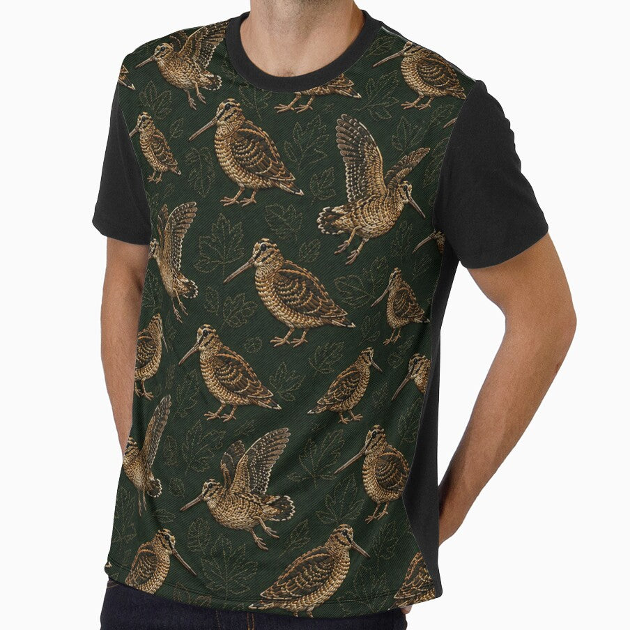 Vintage Woodcock Hunting Pattern by TammyHunterArt