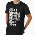 In A World Full Of Grandpas Be A Papa Grandpa Lion Vintage by maizreo