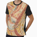 Vintage Organic Flow Pattern All-Over Print by NK-Studios