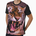 stretched tiger roar by Lucy4forbes