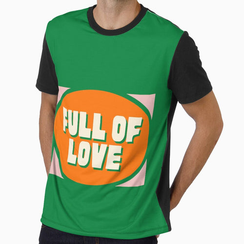 "Full of Love" in Orange Green Pink by Dream Big! by E. H.