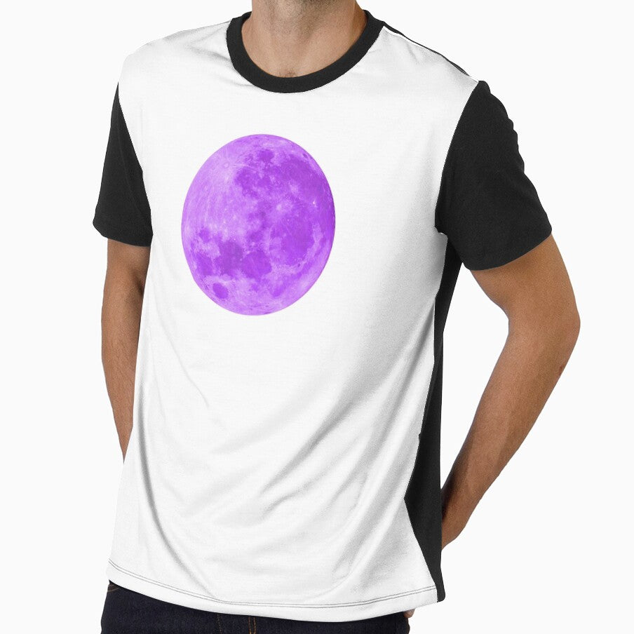 Violet purple mauve purplish full moon lunar night by HappywithBest