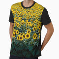 Sunflower Field All Over Design by Crayonjar