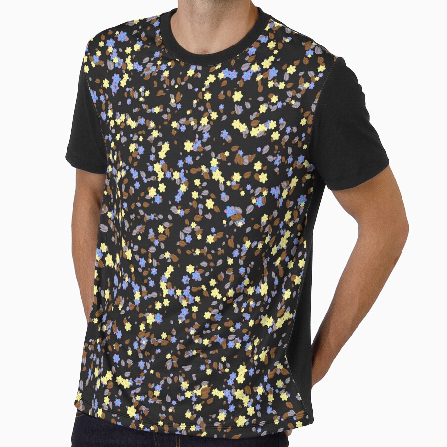 floral ditsy starry confetti by JengaJenUK1993