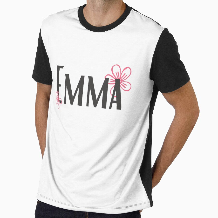 EMMA Name with flowers by Rocky Designs Unisex