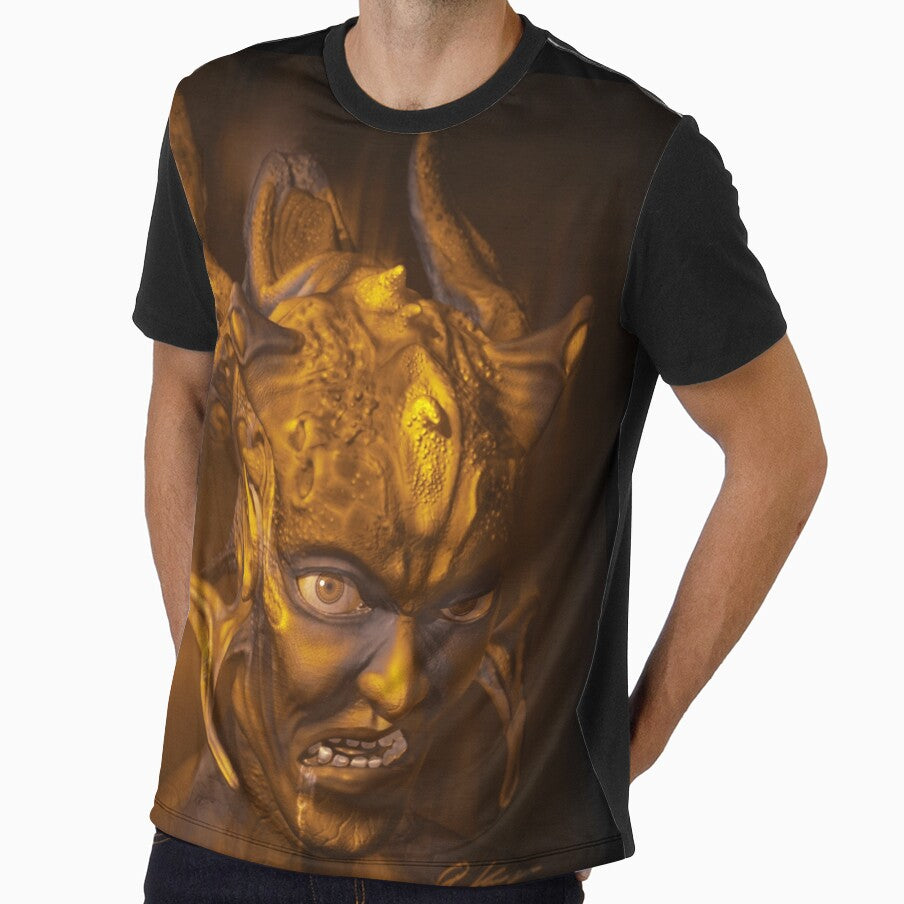 The Evil - Fantasy Alien 3D Illustration - yellow Version by KairoDesign