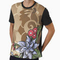 Lavender, Red and Brown Floral Design by allovervintage