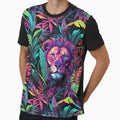 Lion Jungle Print by Nawsome Designs