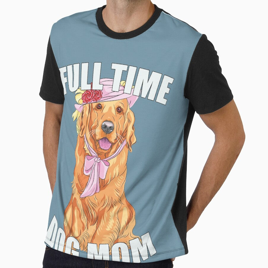 Funny  Cute Full Time Golden Retriever Dog Mom by EvaWolf