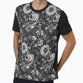 Kicrino - floral garden black and white (2/8) by sabantha