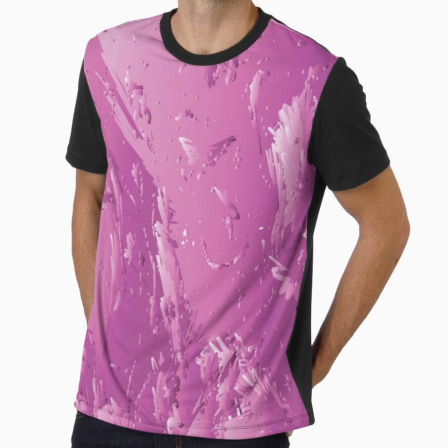 Crazy All Over Pink Abstract Design by aventi24